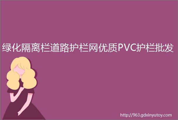 绿化隔离栏道路护栏网优质PVC护栏批发