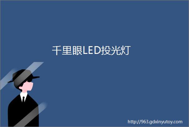 千里眼LED投光灯