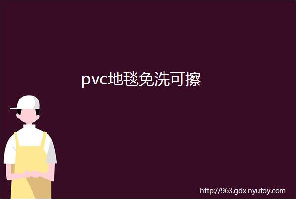 pvc地毯免洗可擦